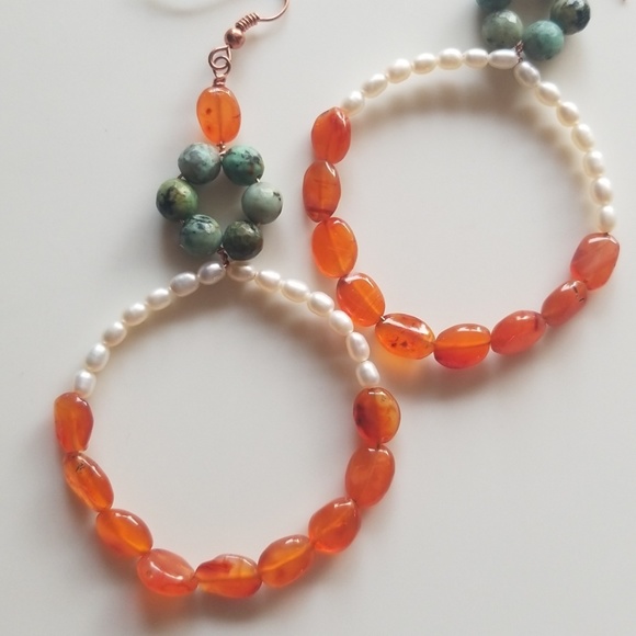 Mermaid Bride Earrings - Picture 2 of 6